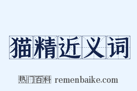 猫精近义词是什么意思的图片